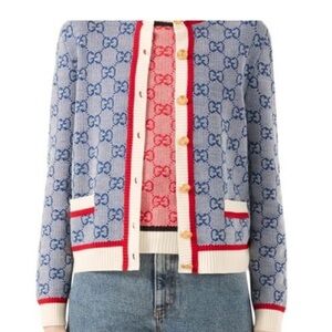 *Like new* Gucci jacquard cardigan XL